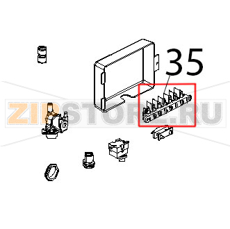 Morsett. SFK/7FTW Unox XV 203G Morsett. SFK/7FTW Unox XV 203GЗапчасть на деталировке под номером: 35