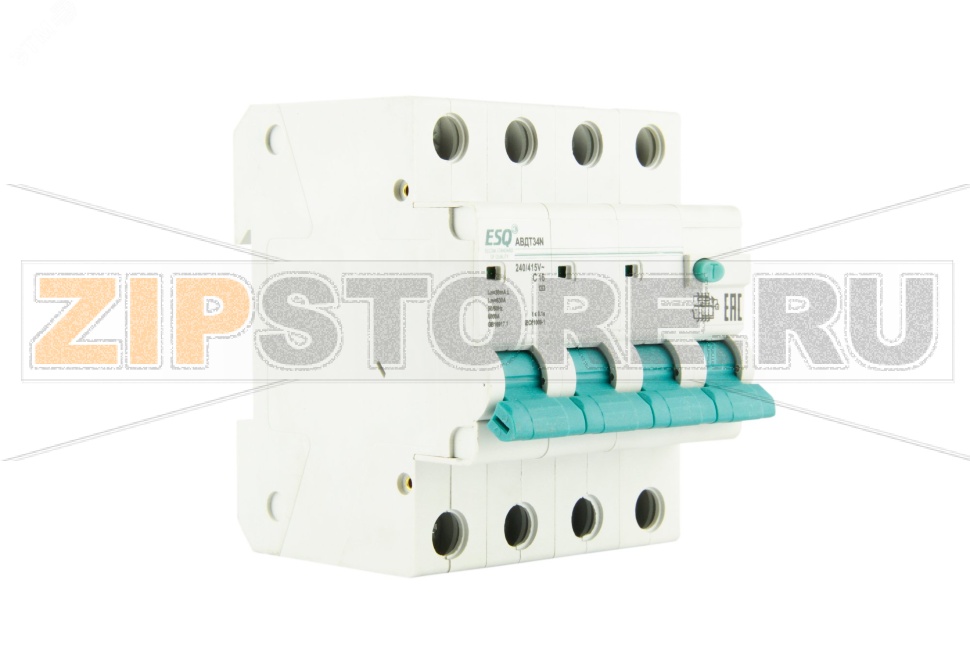 Дифавтомат 16 А, 30 мА, 6 кА, 3P+N ESQ 14.03.06.000013 