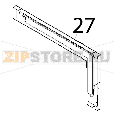 C/porta forno Angelo Po 1G1FA0G C/porta forno Angelo Po 1G1FA0GЗапчасть на деталировке под номером: 27