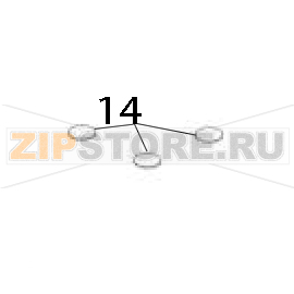 Rubber feet (set of 4) Zebra ZD421 Thermal Transfer Rubber feet (set of 4) Zebra ZD421 Thermal TransferЗапчасть на деталировке под номером: 14