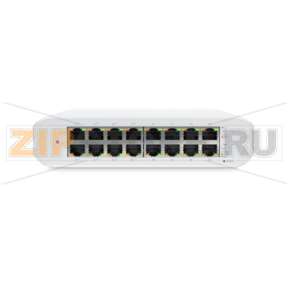 Коммутатор 100-240 В/АС, 10/100/1000 Мбит/с Ubiquiti USW-Lite-16-POE 