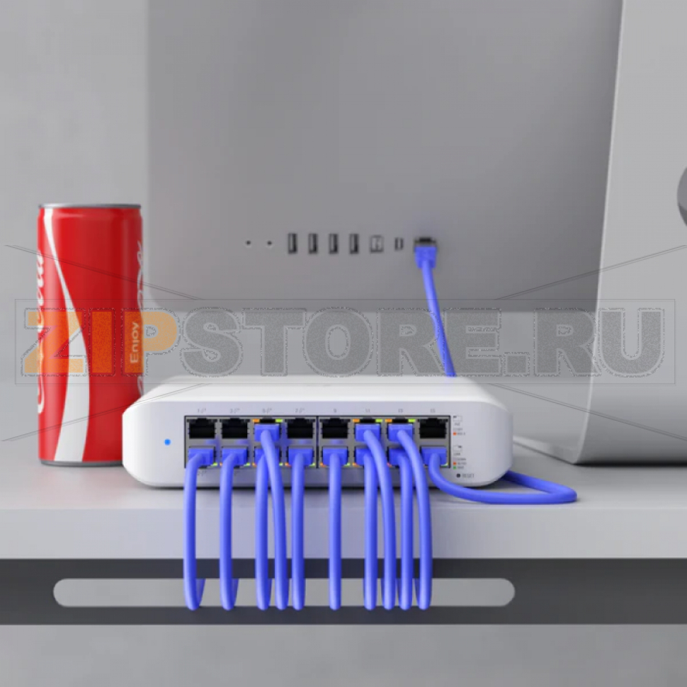 Коммутатор 100-240 В/АС, 10/100/1000 Мбит/с Ubiquiti USW-Lite-16-POE 