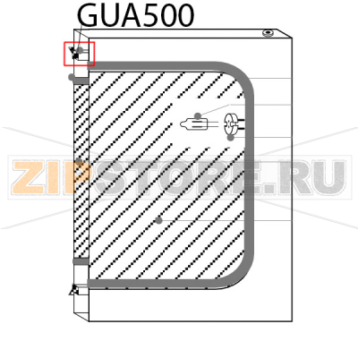 Internal door seal Gierre FEV 64M Internal door seal Gierre FEV 64MЗапчасть на деталировке под номером: GUA500