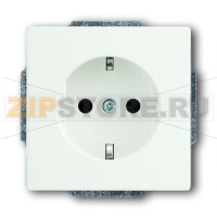 Розетка 16 А, 250 В, белый бархат ABB 2CKA002013A5373