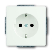 Розетка 16 А, 250 В, белый бархат ABB 2CKA002013A5373