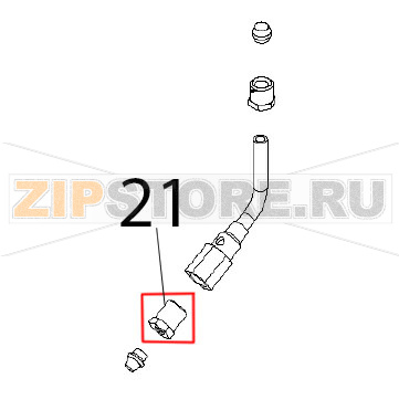 Dado serrabicono §: 4 Angelo Po 1G1FA0G Dado serrabicono §: 4 Angelo Po 1G1FA0GЗапчасть на деталировке под номером: 21