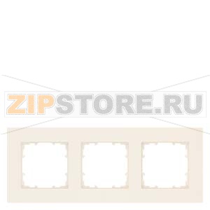 DELTA MIRO РАМКА 3-МЕСТН. 90X90 MM ЭЛЕКТРОБЕЛЫЙ Siemens 5TG1113-3 