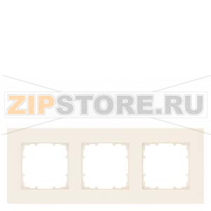 DELTA MIRO РАМКА 3-МЕСТН. 90X90 MM ЭЛЕКТРОБЕЛЫЙ Siemens 5TG1113-3 