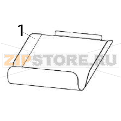 Catch tray for cutter Zebra ZT111 Catch tray for cutter Zebra ZT111Запчасть на деталировке под номером: 1