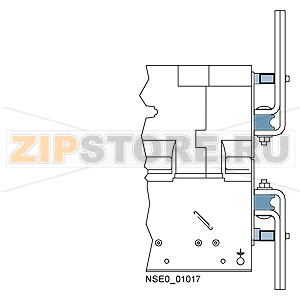 Принадлежность к выключателю 3WL, супорт для 3-ёх фронтальных и DIN шин типоразмер 3, 3-пол. МЭК Siemens 3WL9111-0AN43-0AA0 