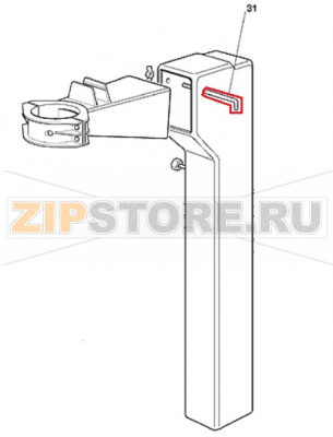 Stange Scotsman MF 36  Stange Scotsman MF 36Запчасть на сборочном чертеже под номером: 31Название запчасти Scotsman на немецком&nbsp;языке: Stange&nbsp;Scotsman MF 36