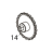 Ribbon rewind wheel Godex EZPi-1200