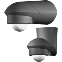 Датчик присутствия ИК, пассивный, для открытого монтажа, 120°, черный, IP55 Grothe 94533