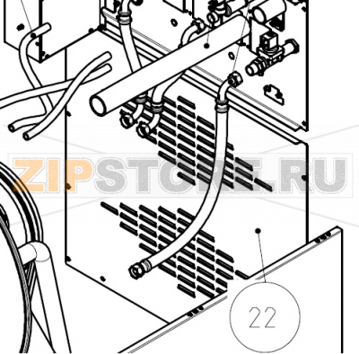 Schienale Inferiore RC/LM 14/18/23 Imesa LM 23             Schienale Inferiore RC/LM 14/18/23 Imesa LM 23Запчасть на сборочном чертеже под номером: 22Название запчасти на итальянском языке: Schienale Inferiore RC/LM 14/18/23 Imesa LM 23
