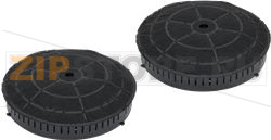CARBON FILTER FOR HOOD ELICA MOD.57 2PCS 