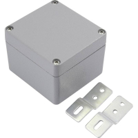 Корпус универсальный 64x58x35 мм, пластиковый, светло-серый, 1 шт TRU Components TC-6649540