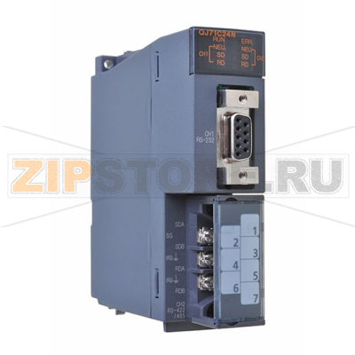 Модуль коммуникационный Mitsubishi Electric QJ71C24N 