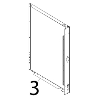 Fianco DX inox Unox XVC 504