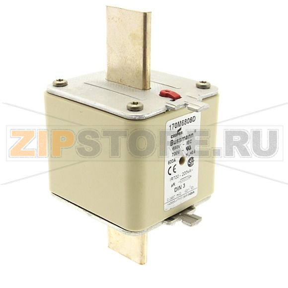Предохранитель, 500 A, AC 690 В, 200 кА, DIN 3, aR, DIN, IEC Eaton FUSE 500A 690V aR DIN 3 HSDNH 