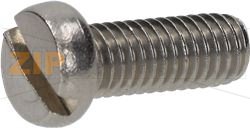 ВИНТ СО ШЛИЦЕМ M6X16 ММ 