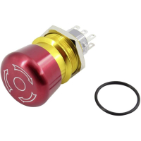 Выключатель аварийный 250 В, 5 A, IP65, 1 шт TRU Components TC-GQ22-A-22TSB203