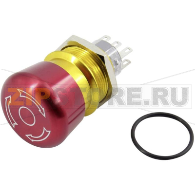 Выключатель аварийный 250 В, 5 A, IP65, 1 шт TRU Components TC-GQ22-A-22TSB203 