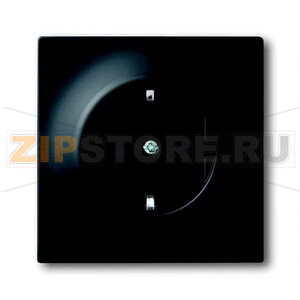 Розетка 16 А, 250 В, чёрный бархат ABB 2CKA002013A5334 