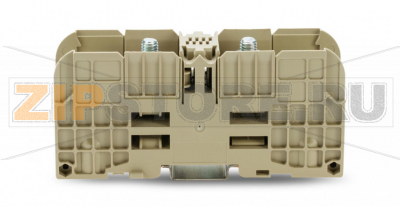 Stud terminal block; 70 mm?; with 2 stud bolts M8; 70,00 mm?; beige Wago 884-7000 