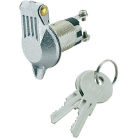 Выключатель с ключом 24 В/DC, 10 А, 1 x выкл/вкл, 1x90°, 1 шт TRU Components TC-K3-16B-06