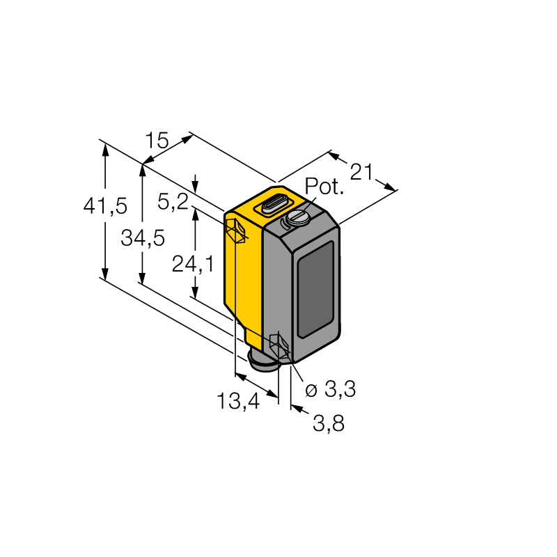 Датчик фотоэлектрический Turck QS18VP6AF100Q1 