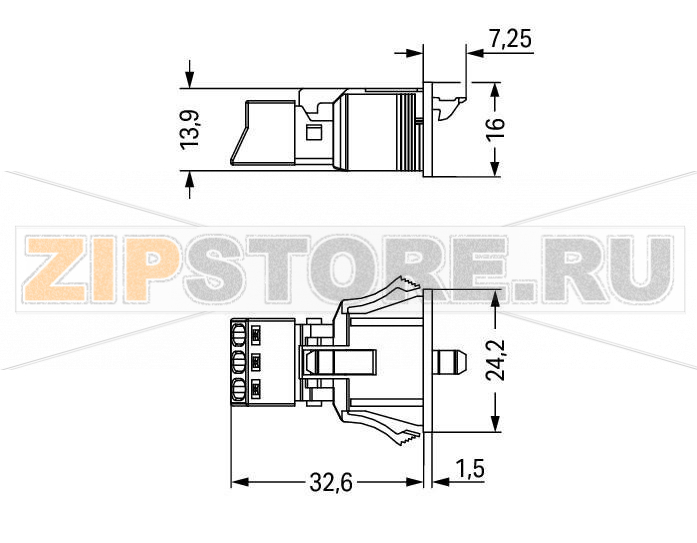 Защелкивающаяся розетка; 3-пол.; Код. B; 1,50 mm; розовые Wago 890-783 Protected against mismating and maintenance-freePush-in CAGE CLAMP® spring pressure connection technology allows solid conductors to be simply pushed into a unit.Low profile with 4.4 mm pole spacingComponents can be clearly printed on and color-coded to meet custom requirements.When assembled, the installation connectors comply with IP40 and are suitable for easily accessible areas....
