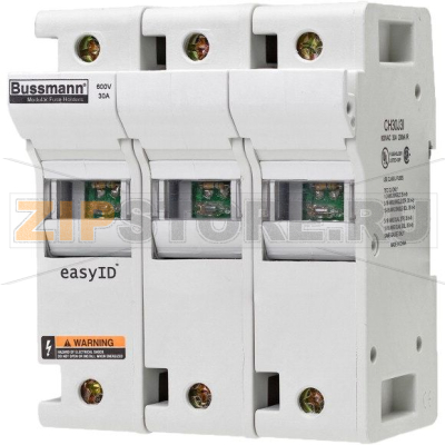 Держатель предохранителя, 30 A, AC 600 В, DC 600 В, 200 кА, 98x72x117 мм Eaton 30AJ INDICATOR F 