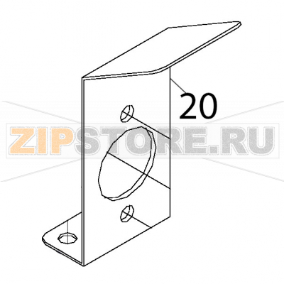 Solenoid valve bracket Fagor FI-80 Solenoid valve bracket Fagor FI-80Запчасть на деталировке под номером: 20Название запчасти Fagor на английском языке: Solenoid valve bracket FI-80.
