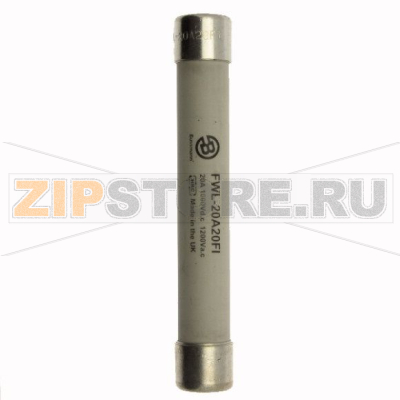 Предохранитель, 20 A, AC 1200 В, DC 1000 В, 45 кА, 20x127 мм, gS, IEC BS Eaton 20A 1200V AC TRAC 