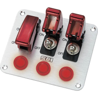 Тумблер автомобильный 12 В/DC, 20 А, 1 x выкл/вкл TRU Components TC-R18-P3A