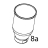 Stainless steel ice-breaker container Vema SG 2081