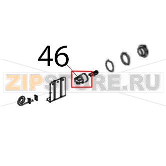 Porta lampada per lampada alogena Unox XF 190 Porta lampada per lampada alogena Unox XF 190Запчасть на деталировке под номером: 46