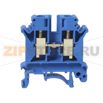 Клемма проходная, универсальная, синяя CHIKU RUK 6N BU 