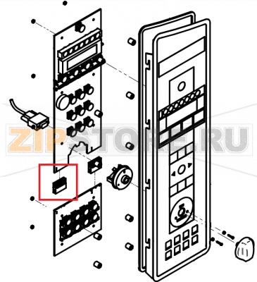 ВЕНТИЛЯТОР §335 Plug Picto "Press and Go" P2 P3 CONVOTHERM OES 10.10Запчасть на сборочном чертеже под номером: 346Название запчасти на английском&nbsp;языке: Plug Picto "Press and Go" P2 P3 CONVOTHERM OES 10.10