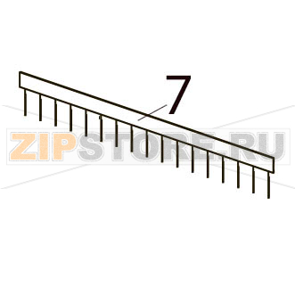 Anti-static brush Toshiba TEC B-SX4T-GS10/20-QQ-US Anti-static brush Toshiba TEC B-SX4T-GS10/20-QQ-USЗапчасть на деталировке под номером: 7