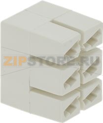 МОНТАЖНЫЙ БЛОК, БЕЛЫЙ 22X30 ММ 