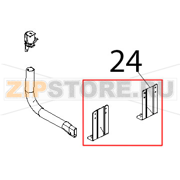 Nuovo sostegno muffola standard Unox XB 403G Nuovo sostegno muffola standard Unox XB 403GЗапчасть на деталировке под номером: 24