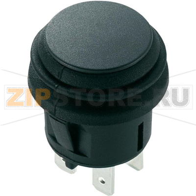 Кнопка 250 В/AC, 6 А, 2 x выкл/вкл, с фиксацией, 1 шт TRU Components TC-R13-527B2-02 