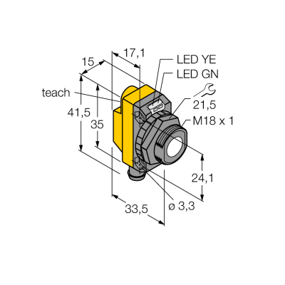 Датчик ультразвуковой Turck QS18UNAQ7 