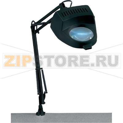 Лампа настольная с лупой 60 Вт, Ø: 100 мм, коэфф. увеличения: 2х Toolcraft 821026 