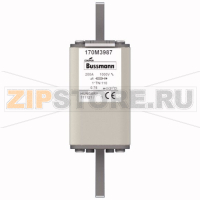 Предохранитель, 200 A, AC 1000 В, 150 кА, DIN 1, 43x61x138 мм, aR, DIN, IEC Eaton FUSE 200A 100