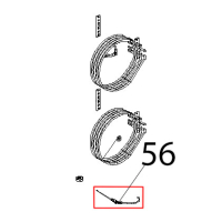Sonda al cuore stampata L=2000 Unox XBC 604P