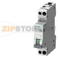 Автоматический выключатель 230V 4.5KA, 1+N-POLE/1MW C4 Siemens 5SL3004-7