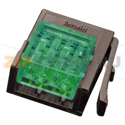 Разъем кабельный, штекерный, 4 контакта, зеленая крышка Autonics CNE-P04-GN 