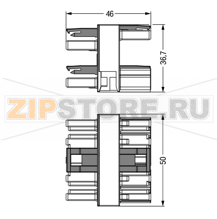3-канальный распр. соединитель; 5-пол.; Код. A; 1 вход; 3 вывода; черные Wago 770-609 Protected against mismating and maintenance-freeAdditional variable coding is possible....